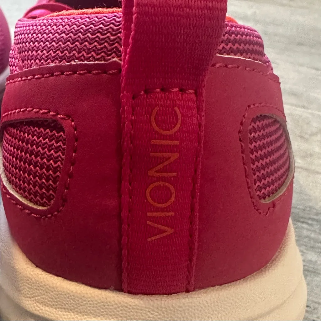 Vionic Womens Sneakers 8.5 Pink Agile Opal Slip On Orthotic Support Mary Jane - Image 7