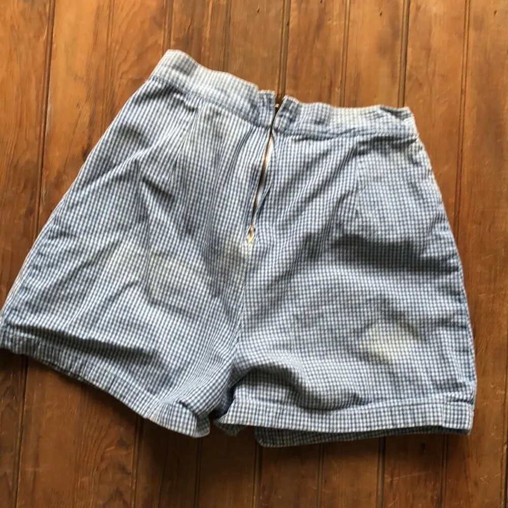 Vintage 90s Squeeze Skort denim check Size undefined - Image 2