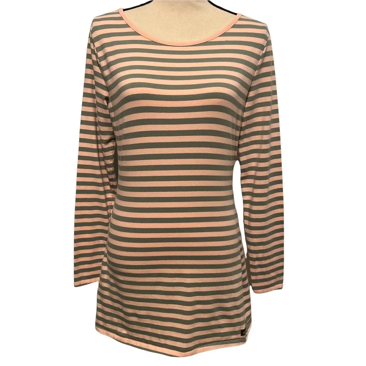 Matilda Jane Striped long sleeve fitted shirt or‎ tunic Size medium - Image 2