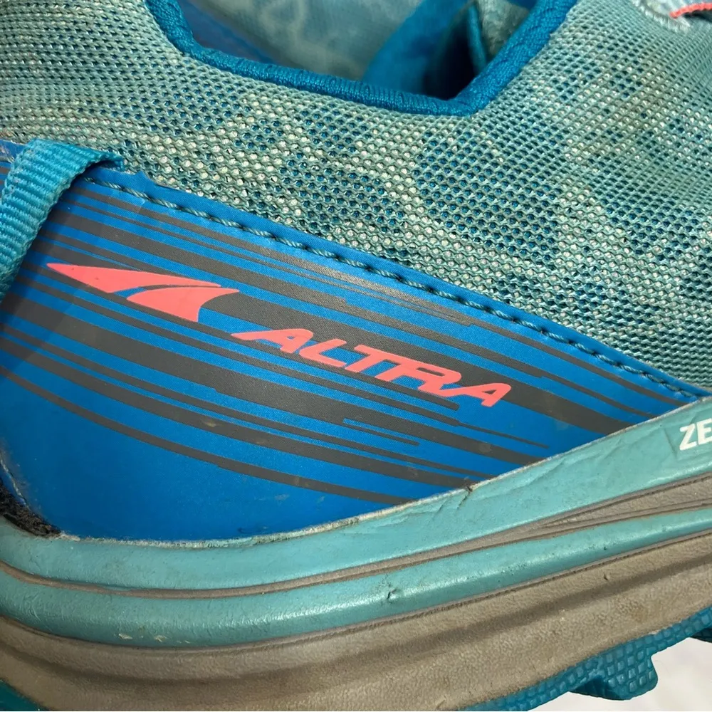 Altra timp trail running‎ shoes sneakers gaiter trap blue women’s size 8.5 - Image 8