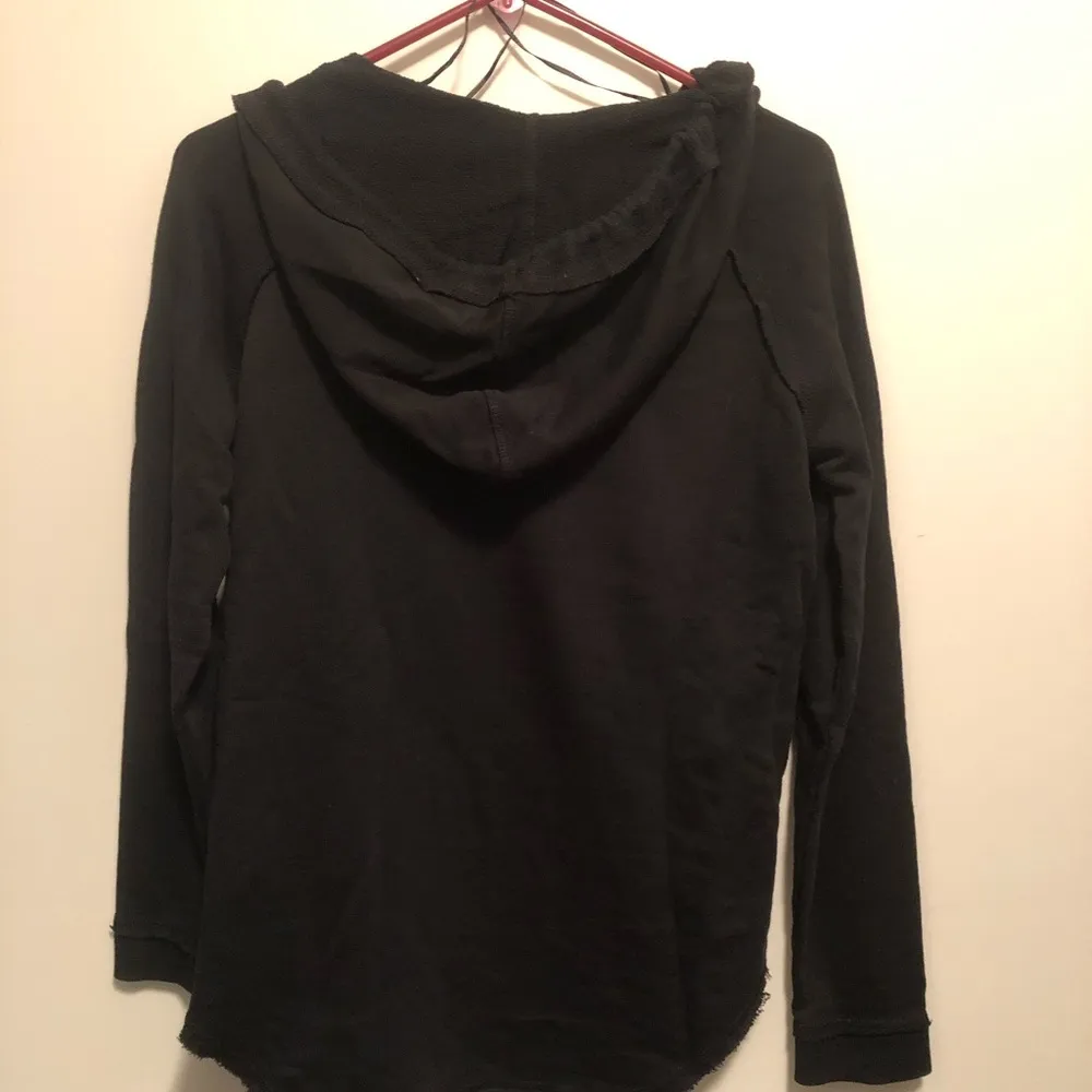 Like new. Worn once.Lightweight hoodie by US Apparel Black - Image 2