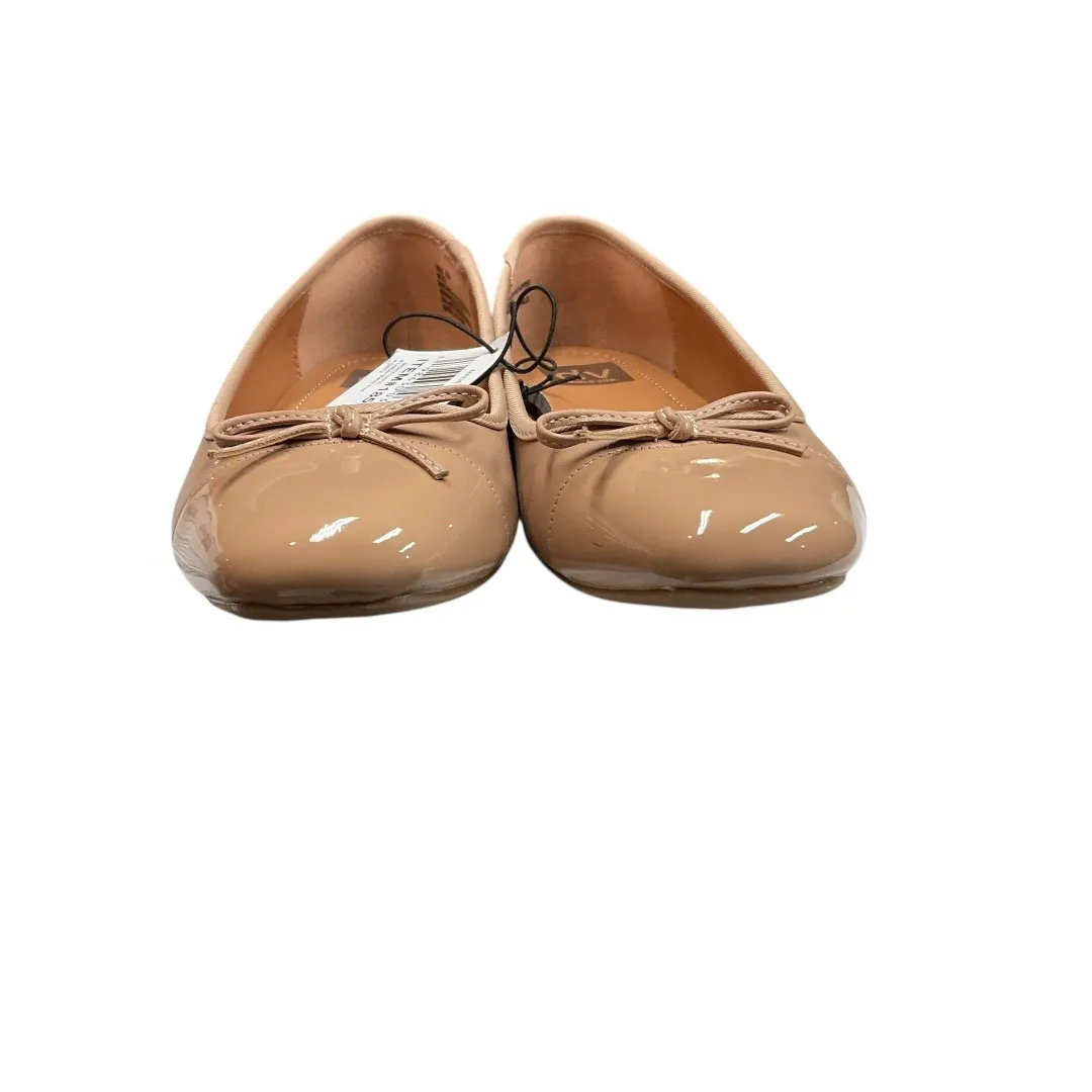 Dolce Vita Women's Patent Finish Square Toe Slip On Comfy Ballet Flats Sz 8 NWT Tan - Image 7