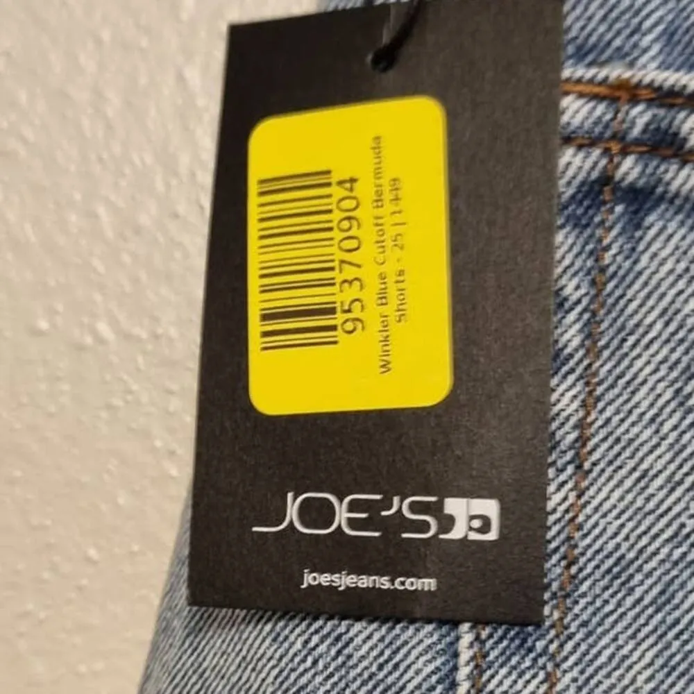 Joe's Cut Off Bermuda Shorts Winkler Blue Size 25 NEW - Image 9