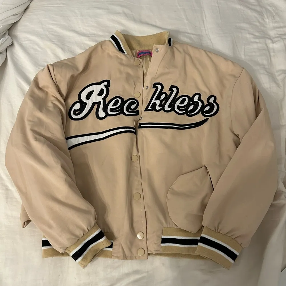 Team Reckless Oversized Baseball Jacket - Image 3