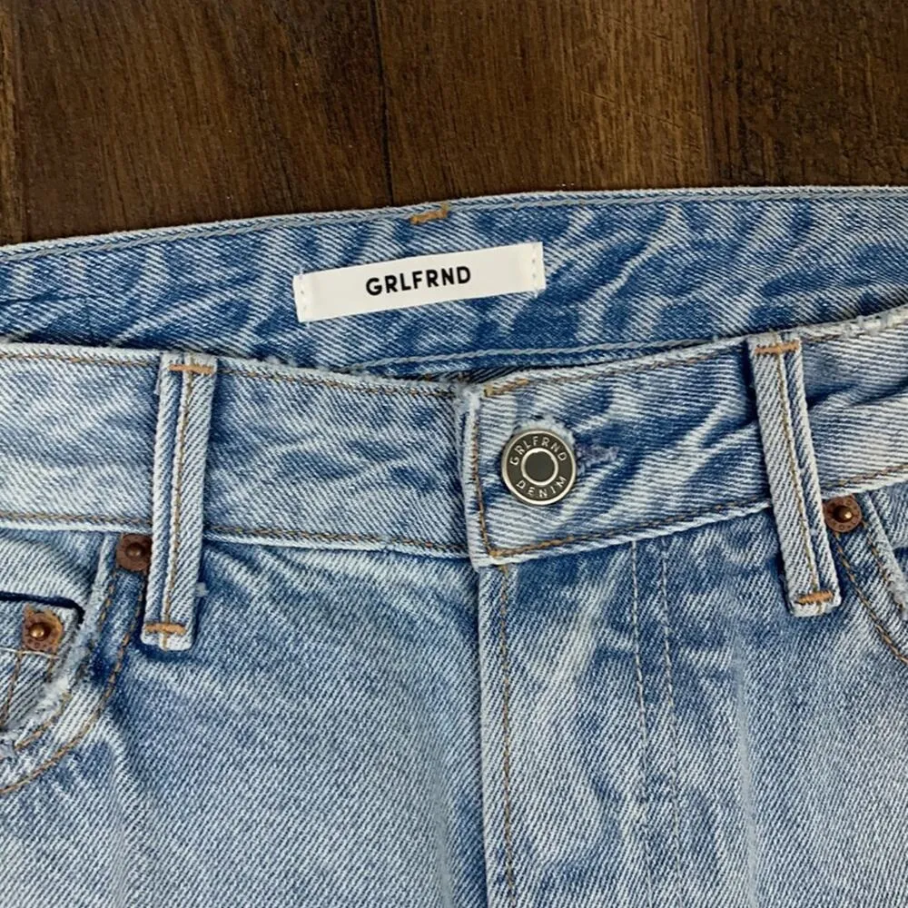 GRLFRND The Helena Straight Leg High Waist Jeans in Signing Off - Image 2