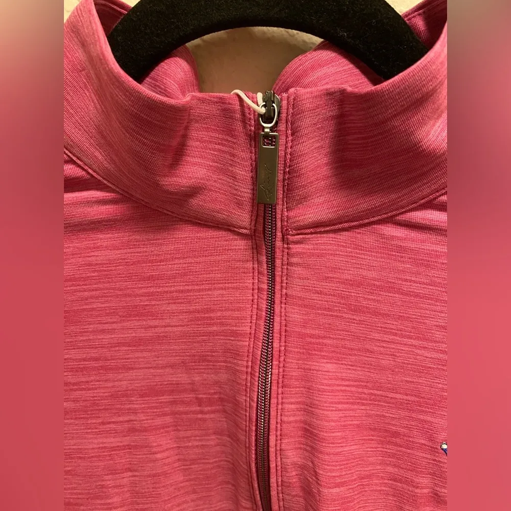 Greg Norman Women's Heathered Comfort Stretch 1/4 Zip Mock Neck Long Sleeve NEW - Image 6