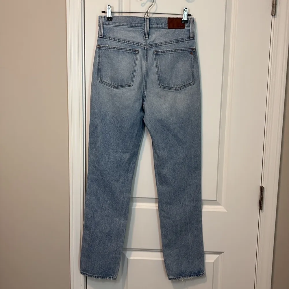 Madewell Classic Straight Full-Length Jeans in Hartsville Wash - Image 6