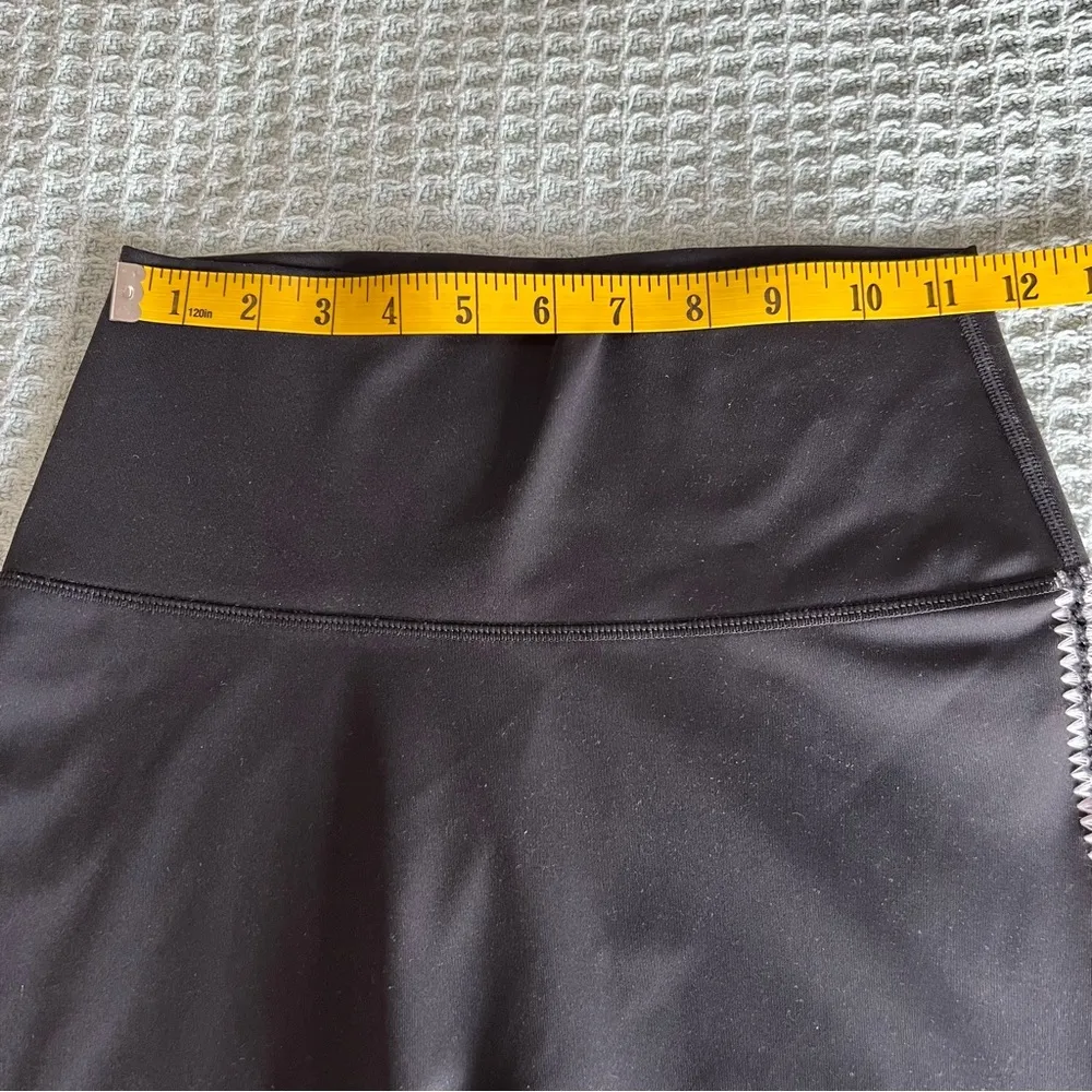 Aerie Offline Goals Black Crochet 7/8 Leggings M Medium - Image 7