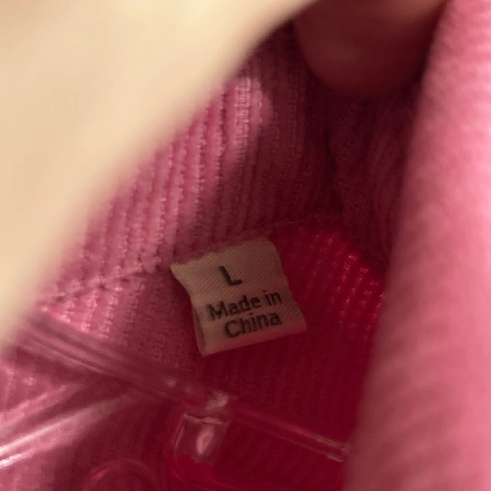 UMGEE Pink Corduroy Sequin Star Denim Jacket Women's Size L - Image 4