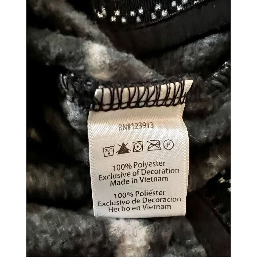 Jachs Cabin Sweaters Jachs Cabin Black White Fleece Pullover Sz Small - Image 7