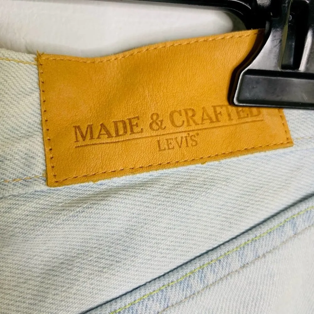 Levi's Light Wash Straight Leg Denim Jeans 80 Days - Image 9