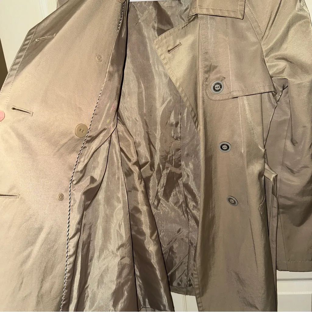 EXPRESS  Women's Beige Trench Coat M - Image 9