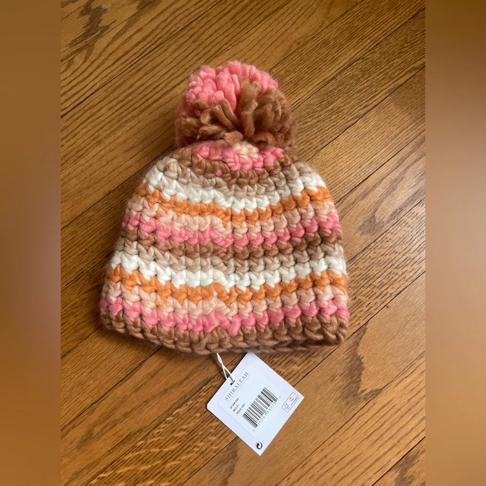 NWT Shiraleah chunky knit hat in multi - Image 4