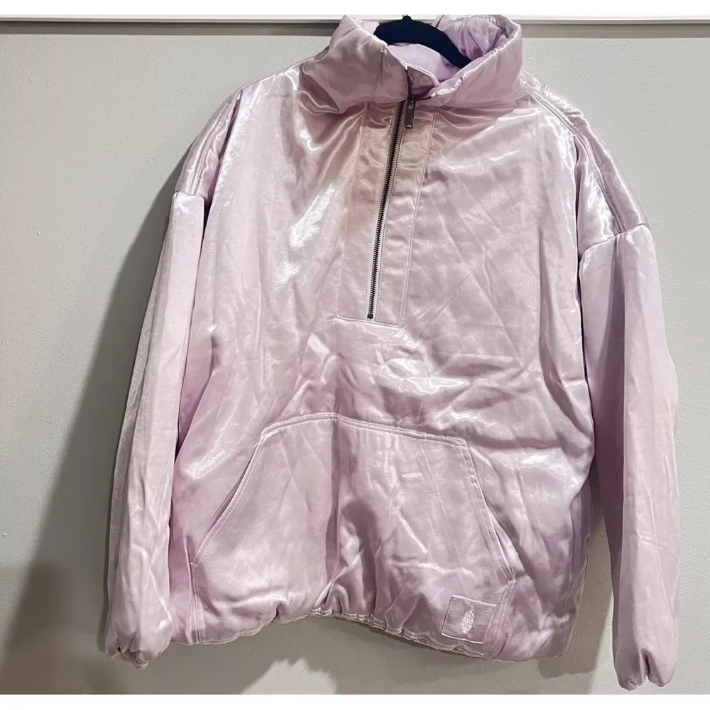 Free People Movement Shine Bright Pullover Half Zip LAVENDER‎ Small NWT - Image 3