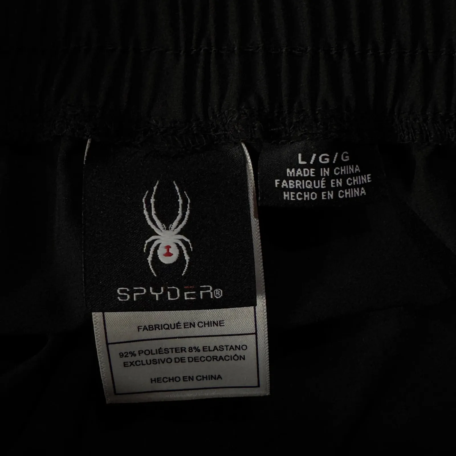 Spyder Large Active Shorts Pull-On Quick-Dry Zip Pocket Stretch Lightweight - Image 5