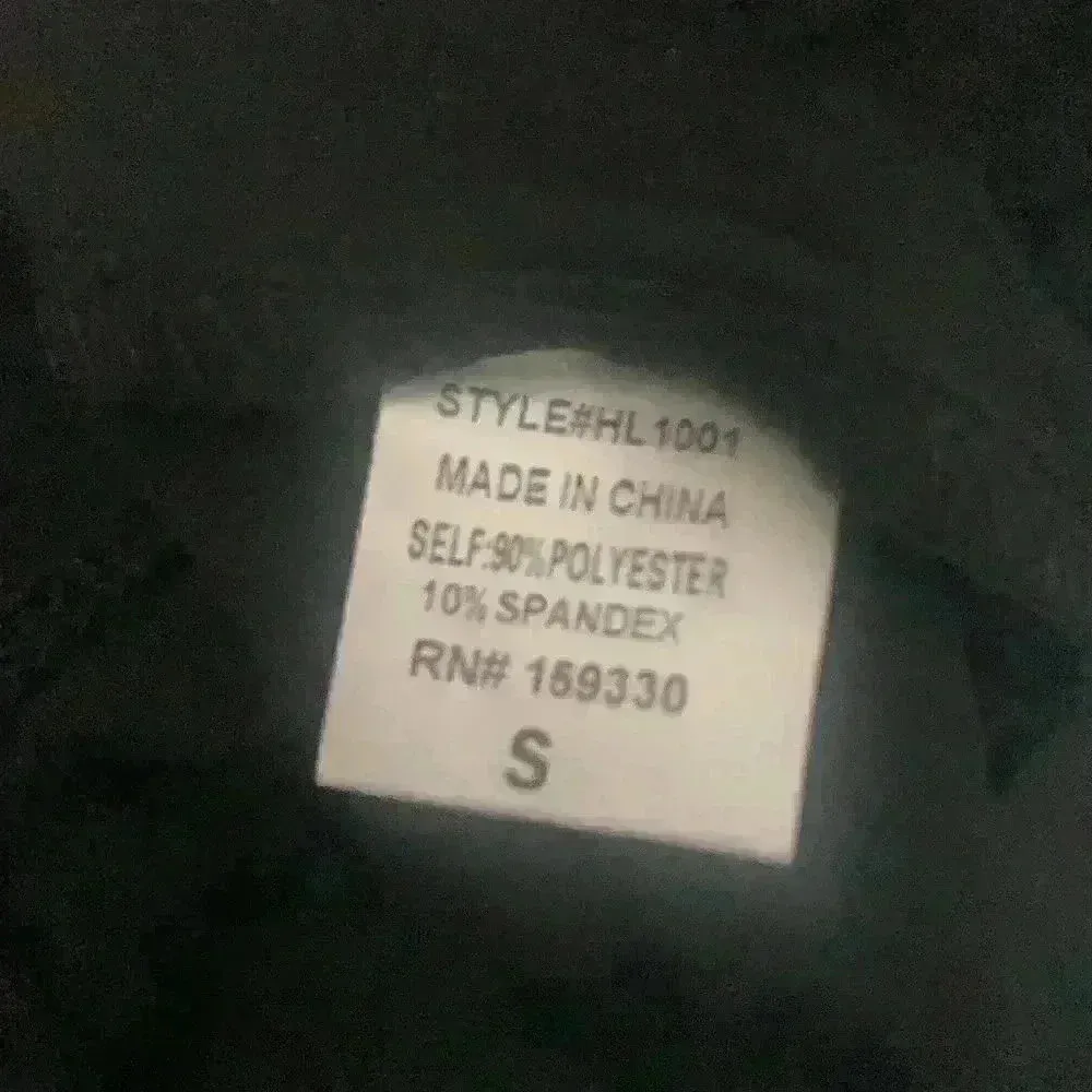 Heyson NWT Black Textured Faux Leather Leggings Black Style HL1001 Size Small - Image 5