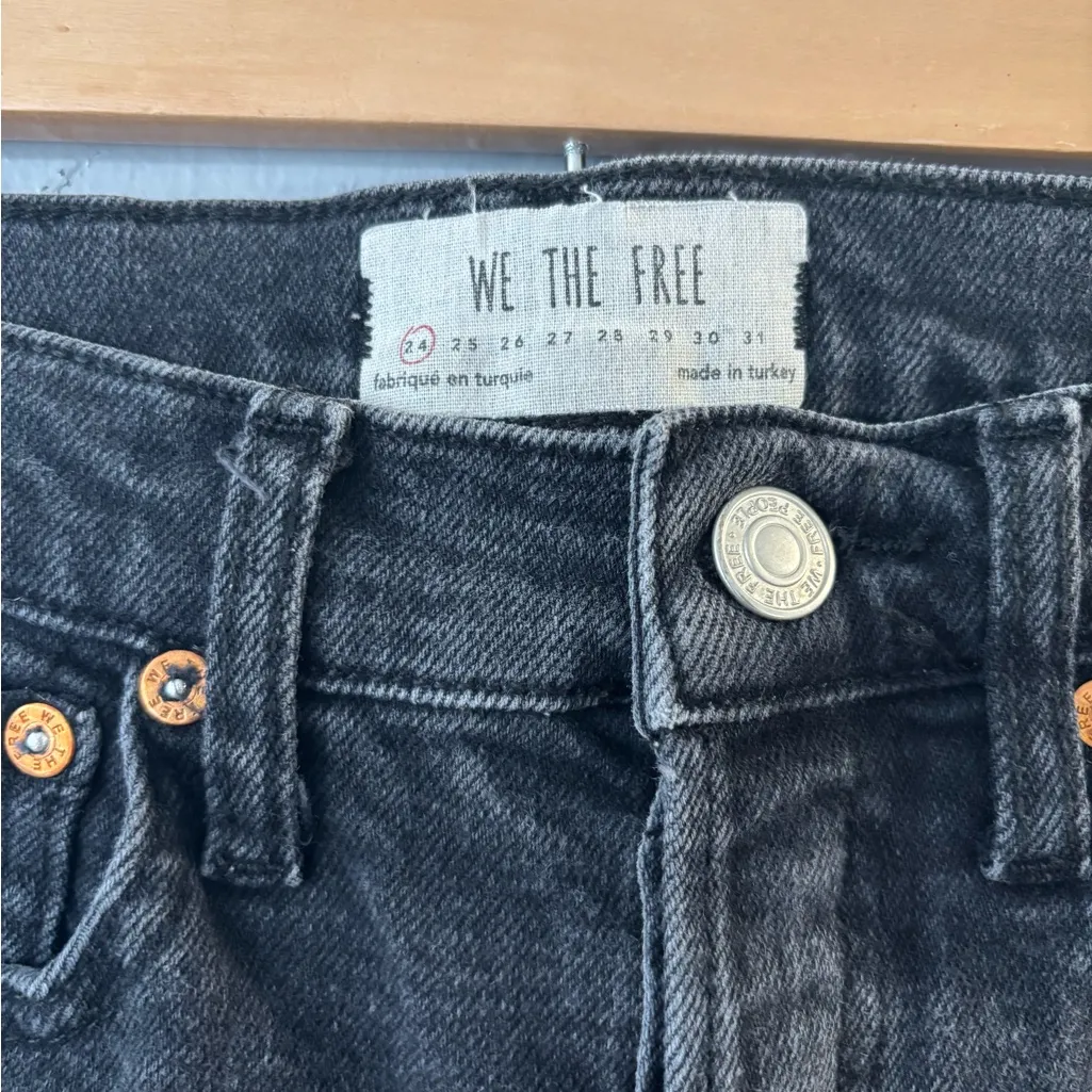 We The Free Black Distressed Skinny Jeans - Image 2