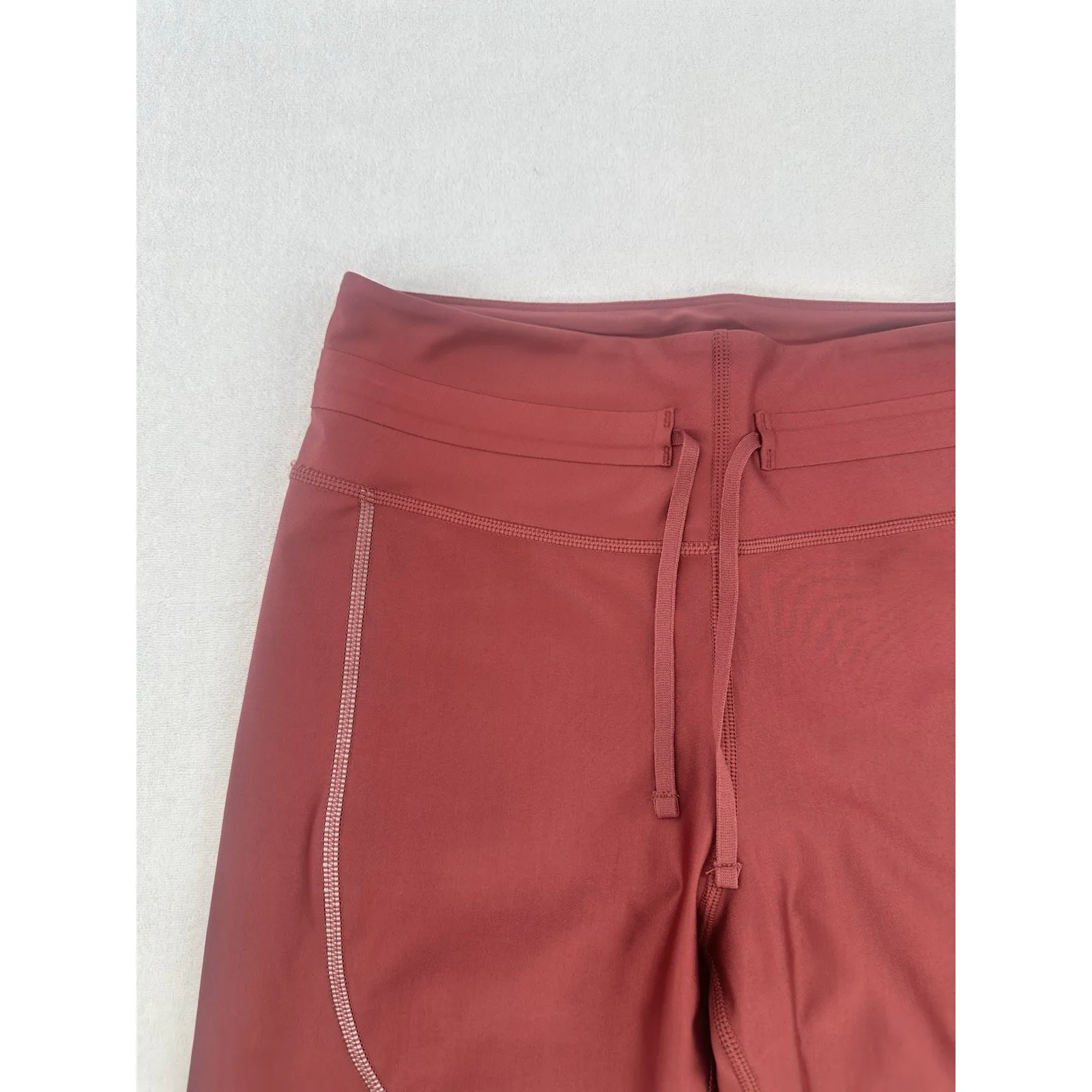 NIKE Women's Size Small Biker Shorts Compression Red Running - Image 5