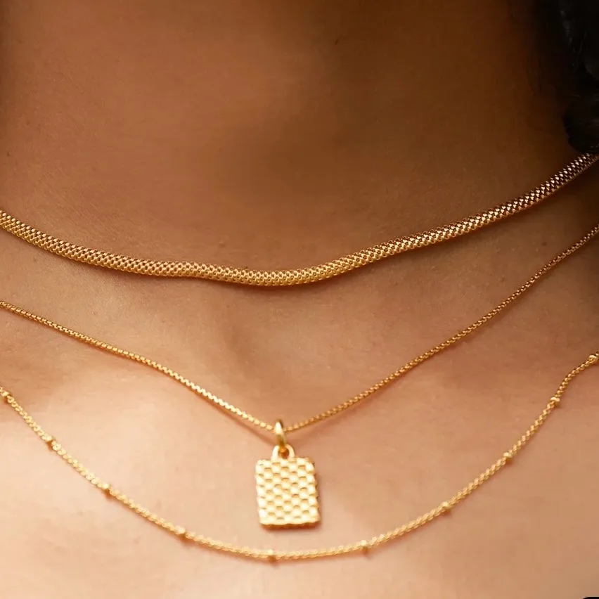 Monica Vinader Heirloom Pendant 18k Yellow Gold Vermeil - Image 3