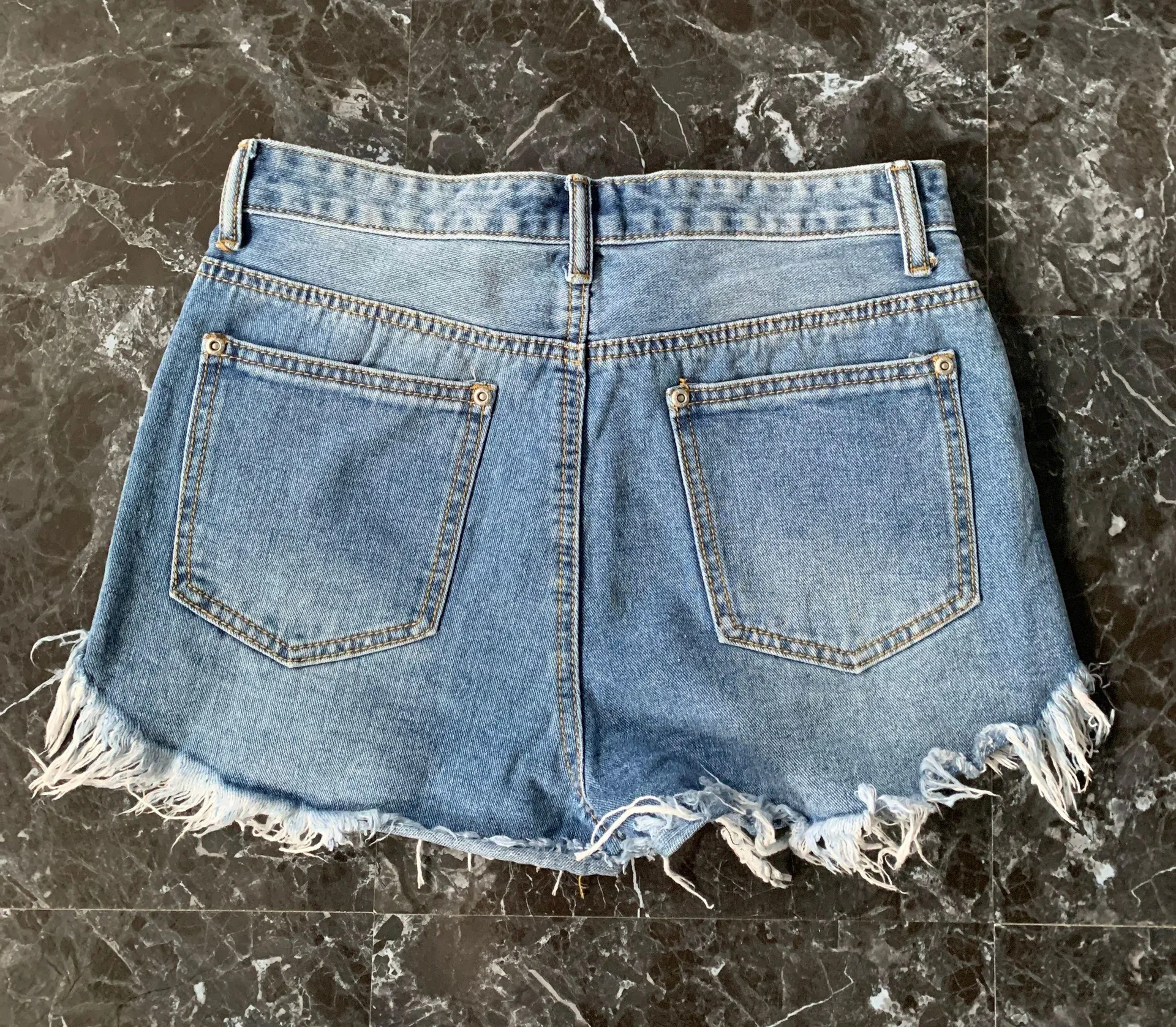 Distressed Jean Shorts - Image 2