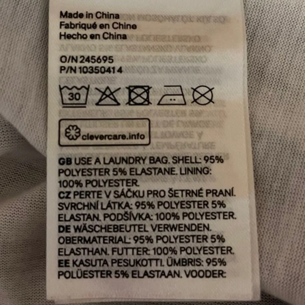 H&M Smiley Purple White Mesh Smiley Stretch High Waisted Pencil Mini Skirt Sz S - Image 6