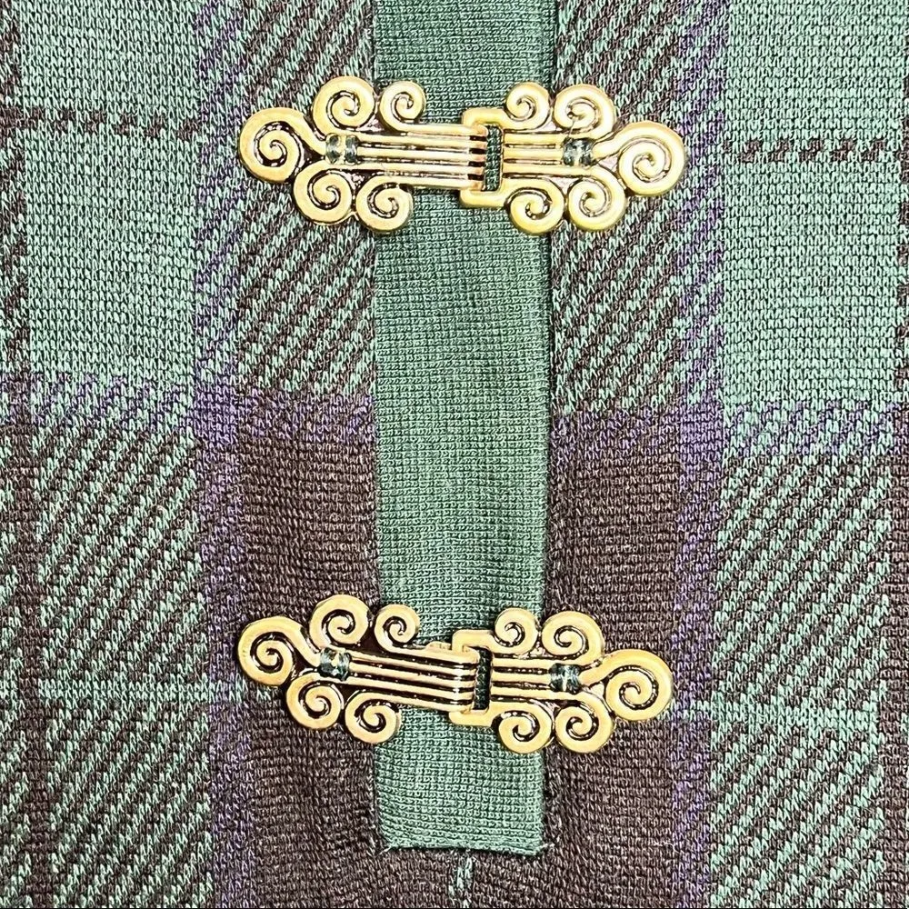 Cathy Daniels‎ Sweater Top Plaid - Image 3