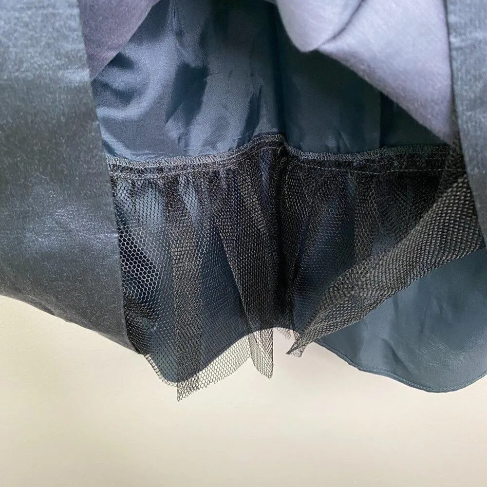 Adrianna Papell Boutique Navy Blue Mini Dress Womens Size 8 Cocktail Party Event - Image 4