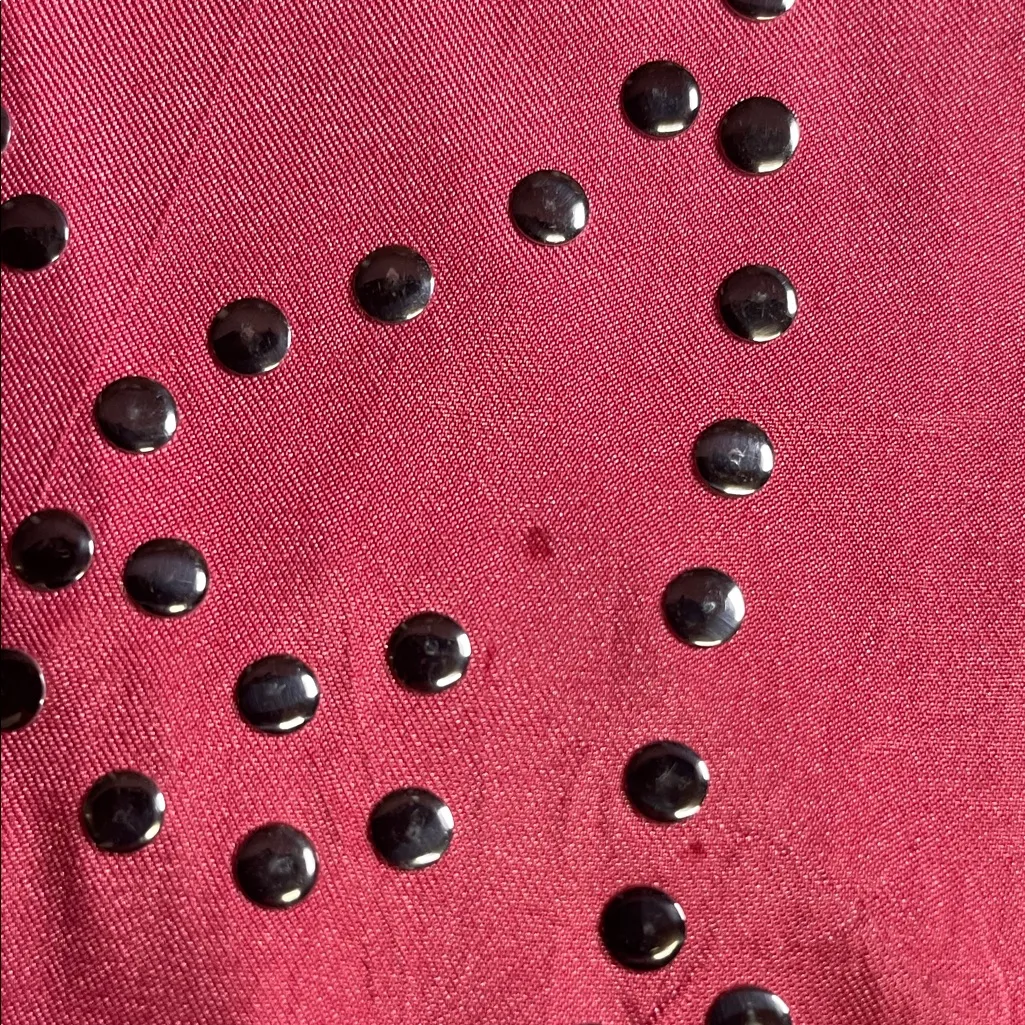 Roper Coral tank top with Studded Silver Butterfly Design #y2kfashion - Image 5