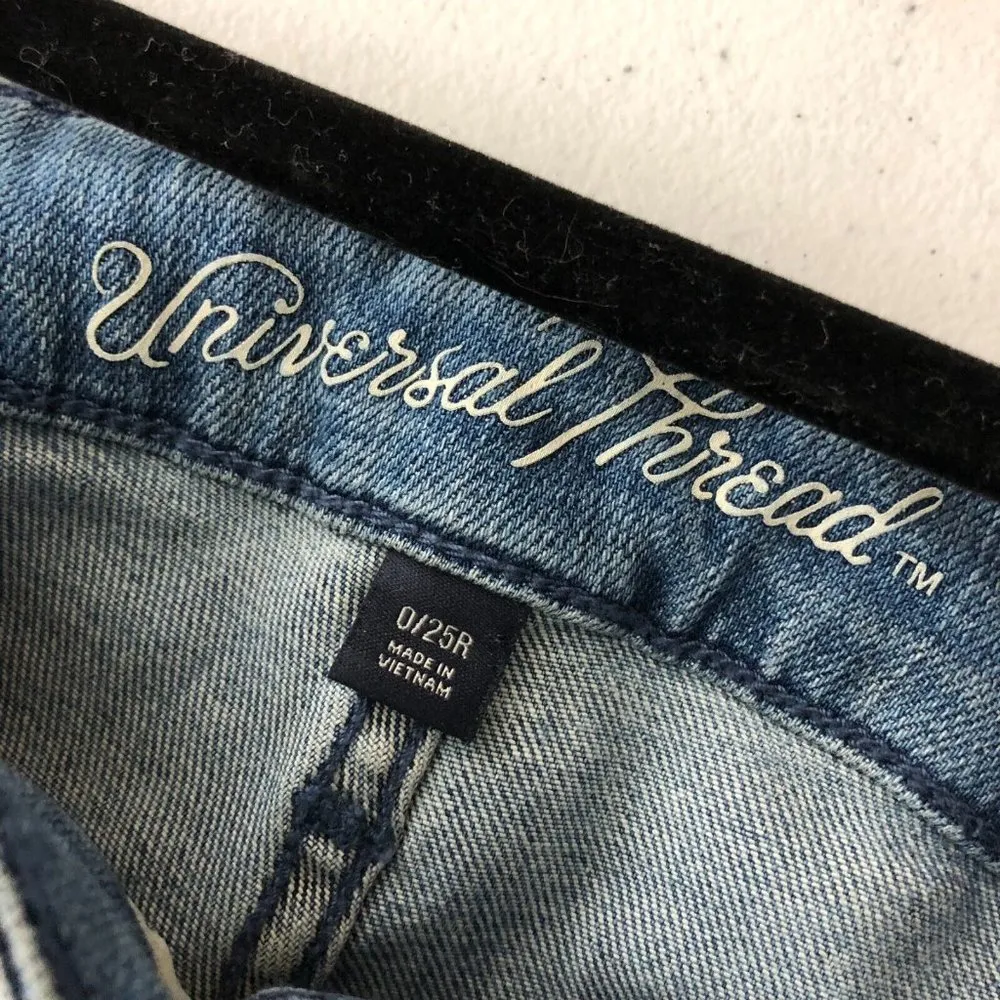 Universal Thread Womens Jeans High Rise Jegging Medium Wash Stretch 0/25 - Image 3