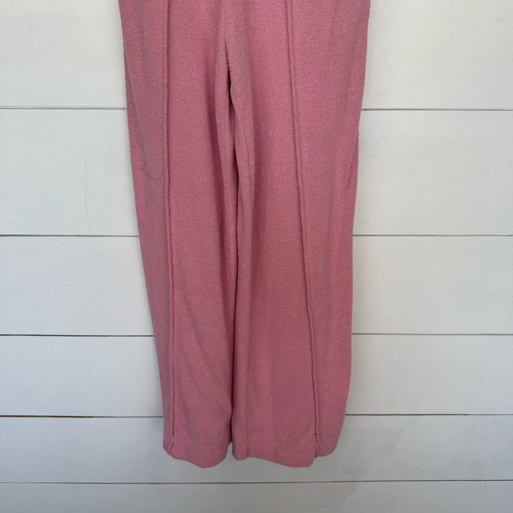 Urban Outfitters Out From Under Women’s XS Pink Shandi Terry Cloth Jumpsuit - Image 2