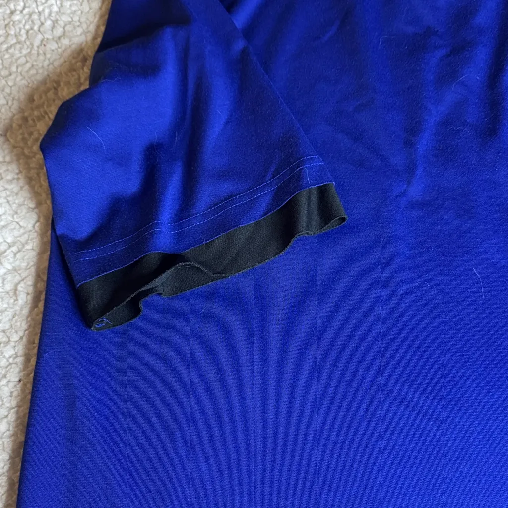 Jordan Women's Royal Blue and Black Midi Dress - Image 5