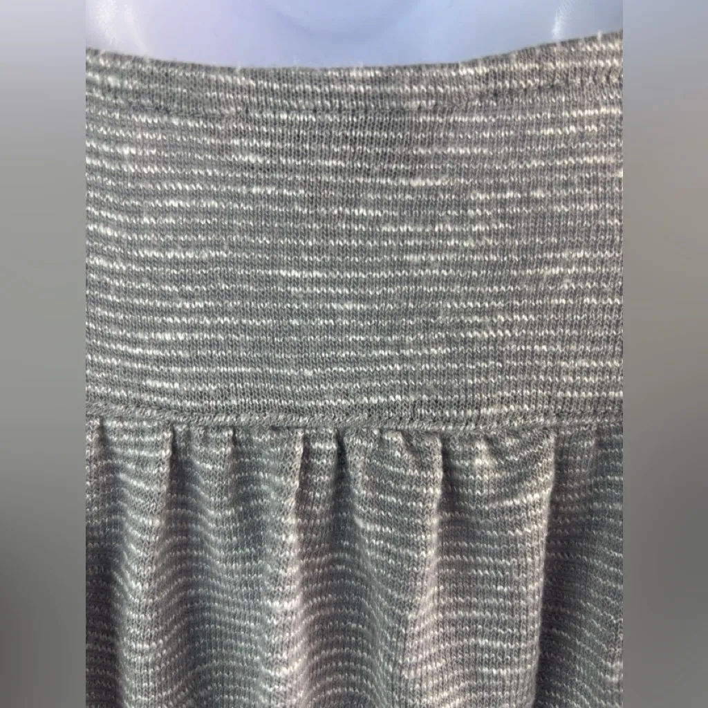 Juicy Couture S Babydoll Stretch Gray Scoop Neck Long Top - Image 9