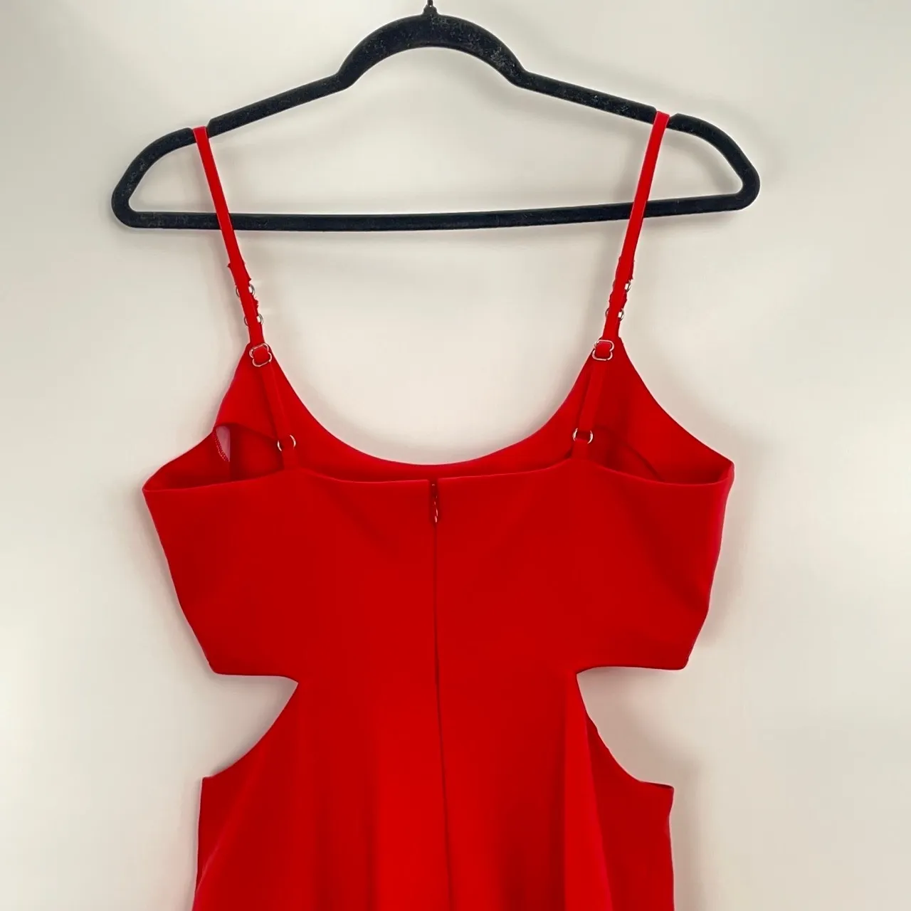 LIKELY Women's Red Serafina Cutout‎ Floral Flared Hem Mini Dress Size 10 - Image 3