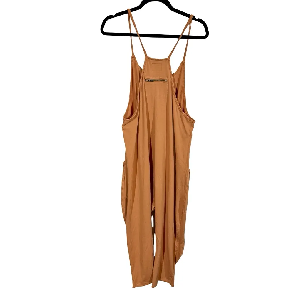 Free People FP Movement Hot Shot Onesie Dropped Crotch Jumpsuit Toasted Coconut - Image 10