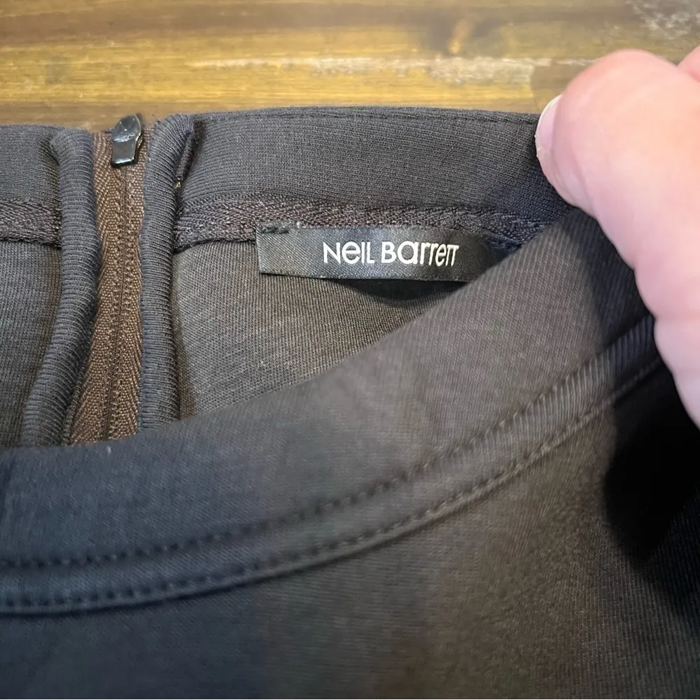 Neil Barrett Neoprene Black Scuba Crop Top Boxy Mock Neck Tank Sleeveless S - Image 6