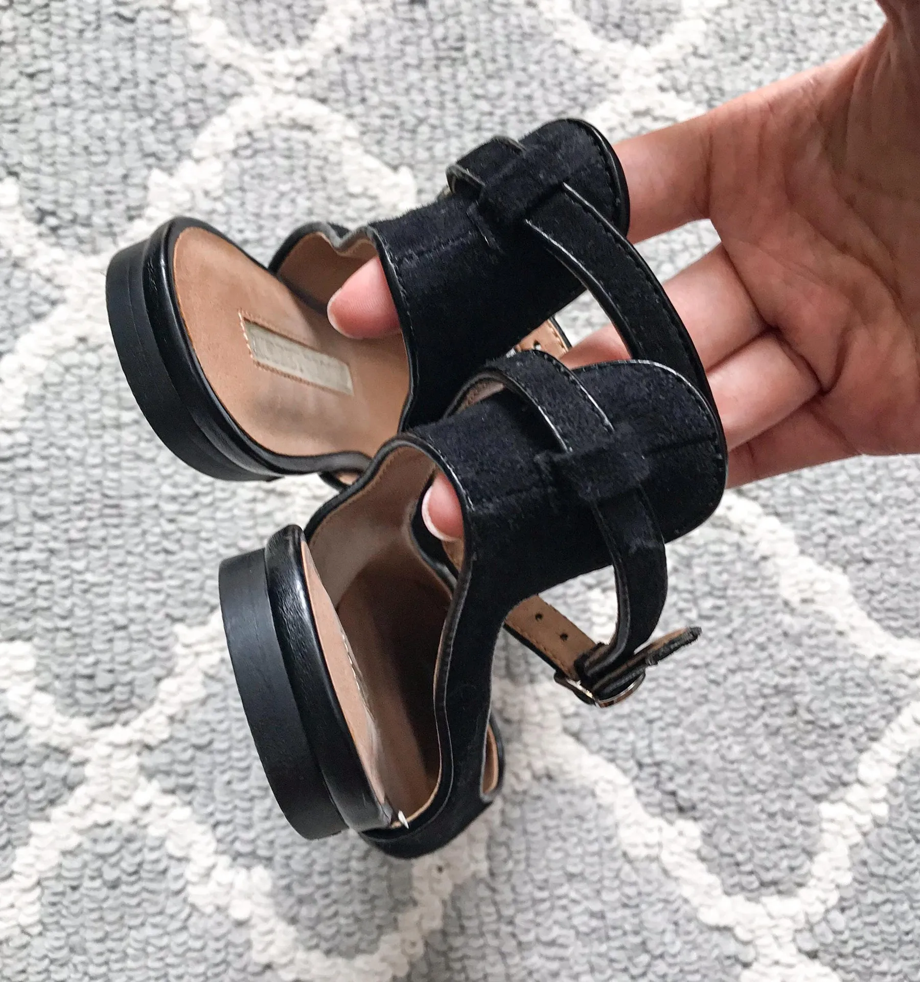 Audrey Brooke Pointed Toe Suede Ankle Strap Ballet Flat - Image 4