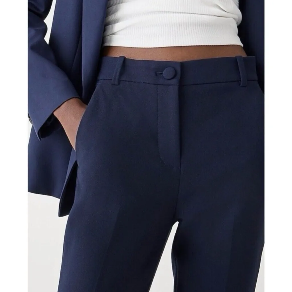 J. Crew High-Rise Cameron Pant in Four-Season Stretch - Navy - Image 3