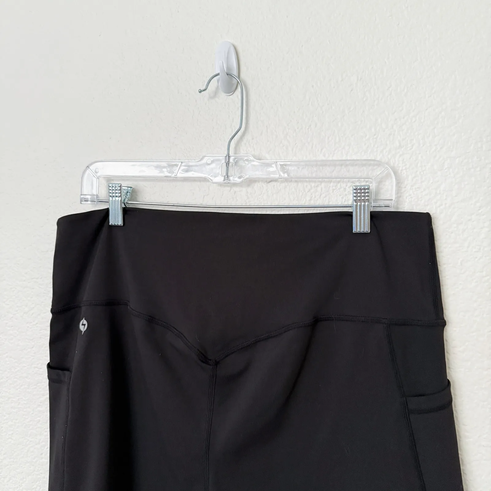 [Popflex] Black Supersculpt Booty Short High Rise Workout Pockets Bike Short 3X - Image 9