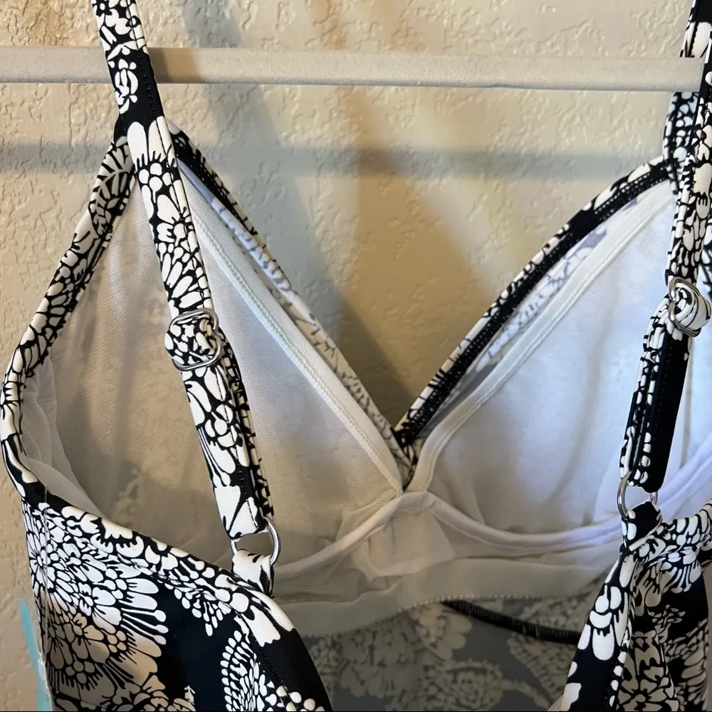 Penbrooke Patterned Tankini Swimsuit Set Size 10 - Image 11