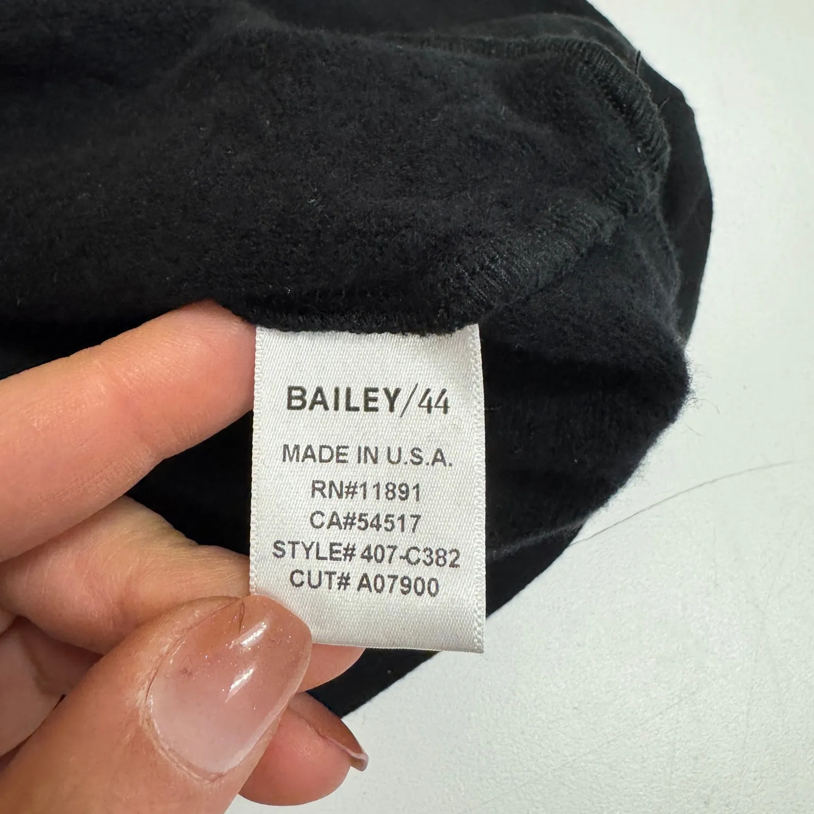 BAILEY 44 Sweater Womens Medium Black Authoritative Off the Shoulder Top REVOLVE - Image 7