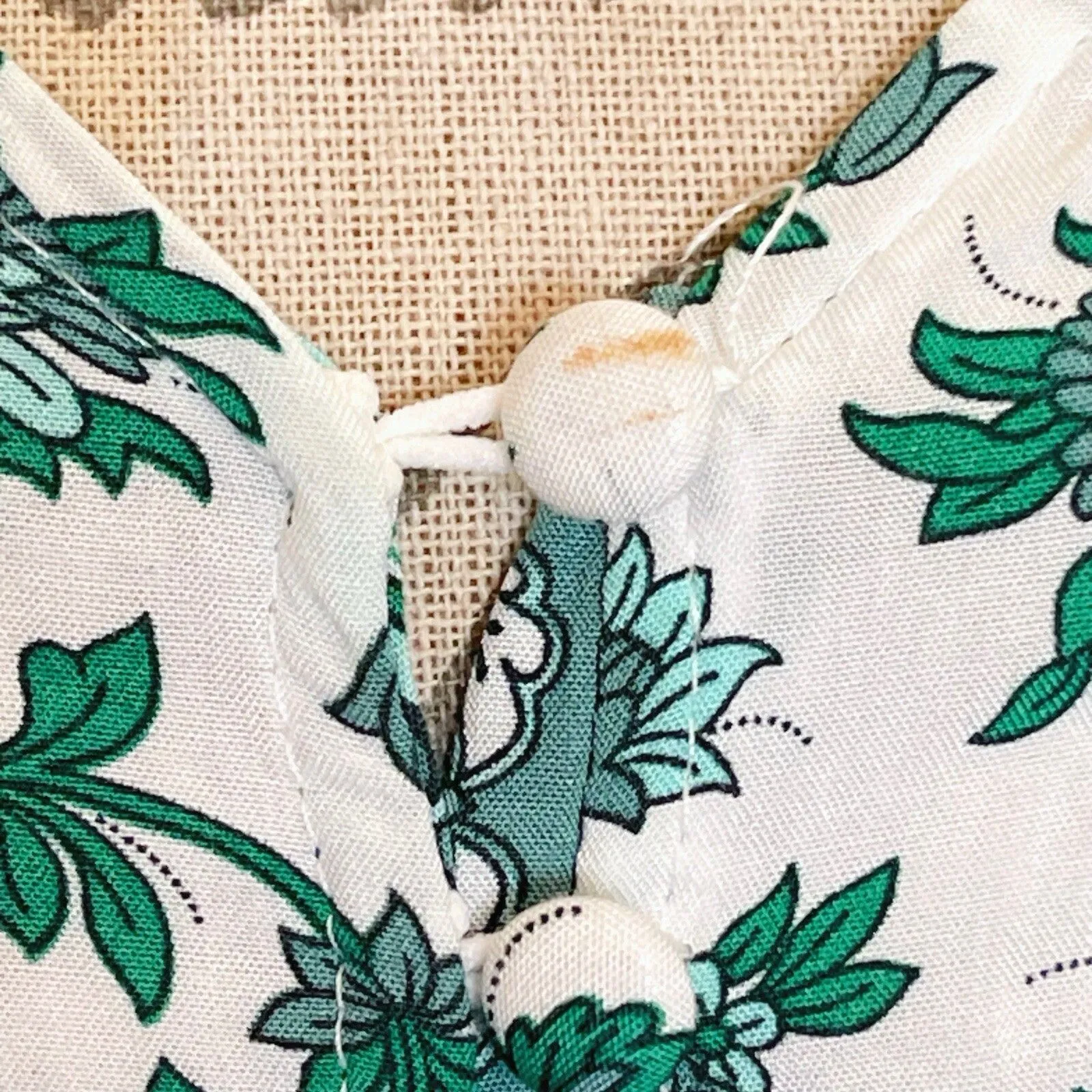 R. Vivimos Womens Dress Sz Small Floral Bohemian Boho Cottagecore Fairy Cottage Green - Image 15