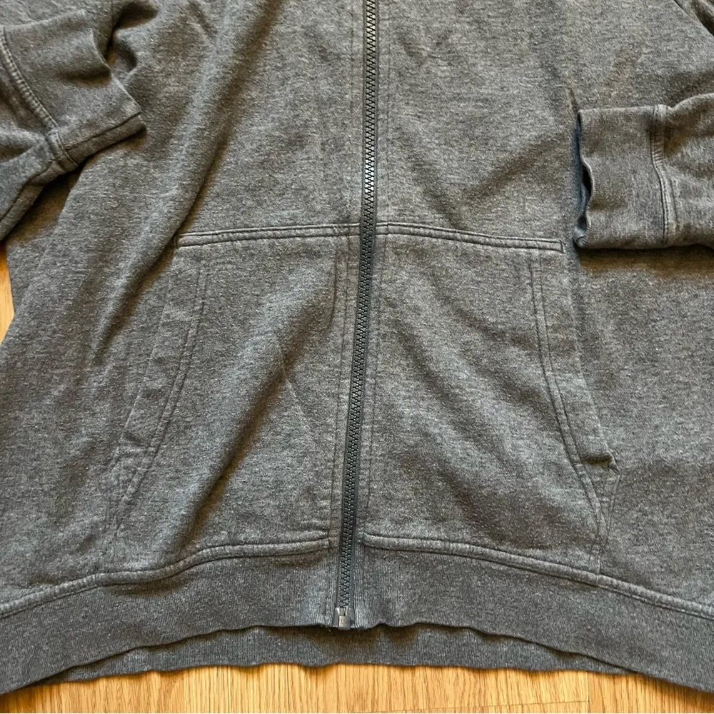 Nike Sweatshirt Full Zip Gray Jacket Womens Size S Funnel Neck Pullover Training - Image 4