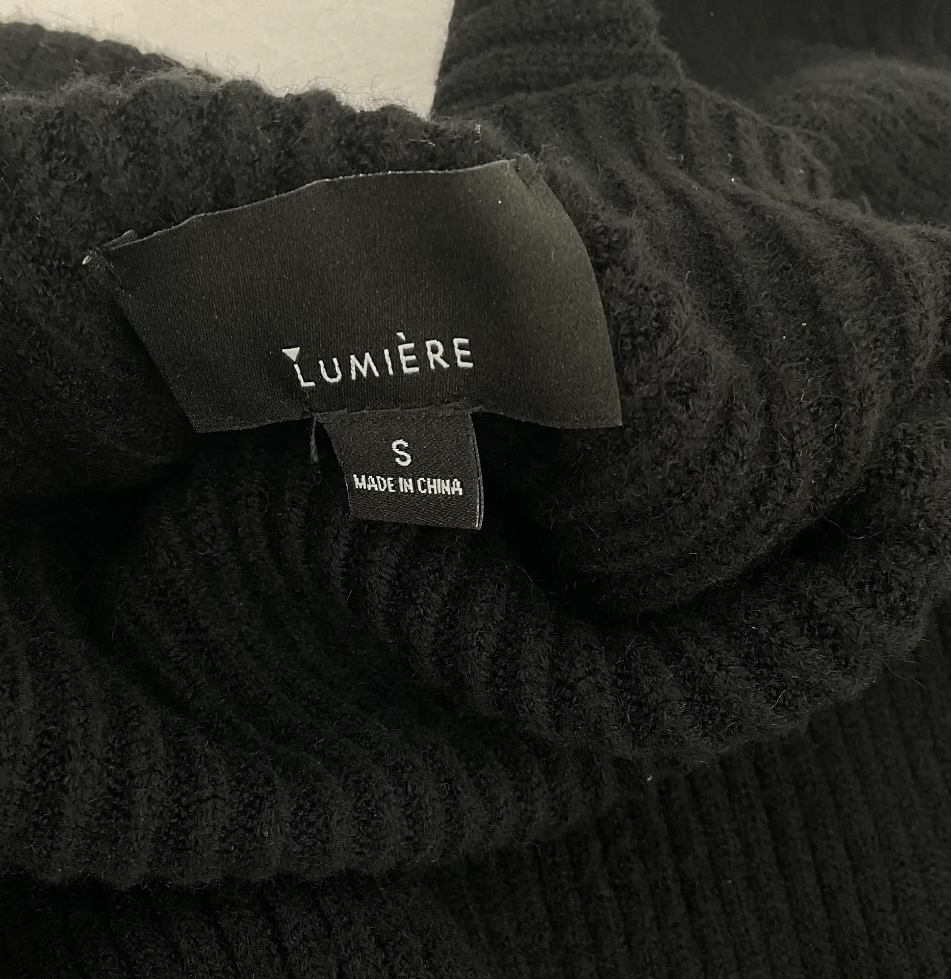 Lumiere Women's Dress‎ Size Small Turtle Neck Long Sleeve #1101 Black - Image 6