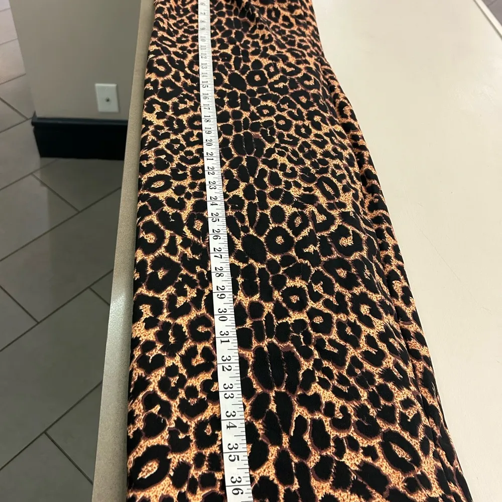 Pretty little thing Leopard Print Spaghetti Strap Dress Size 2 - Image 5