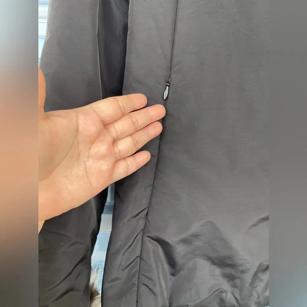 POST CARD FOX FUR TRIM JACKET SIZE 8 Black - Image 11