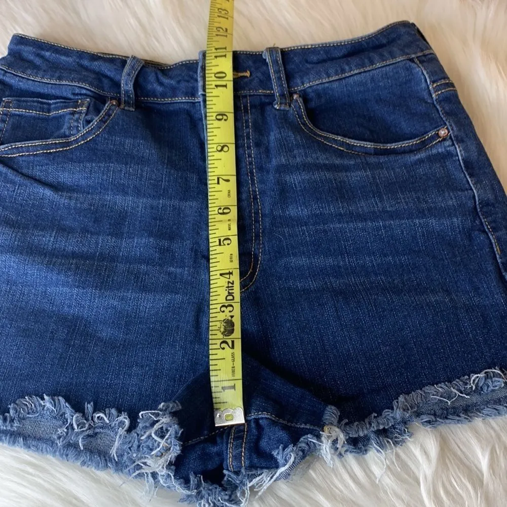 Forever 21 High Waist Cut Off Jean Shorts Size 27 - Image 7