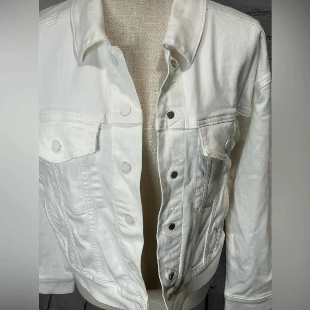 Athleta double time denim jacket medium - Image 2