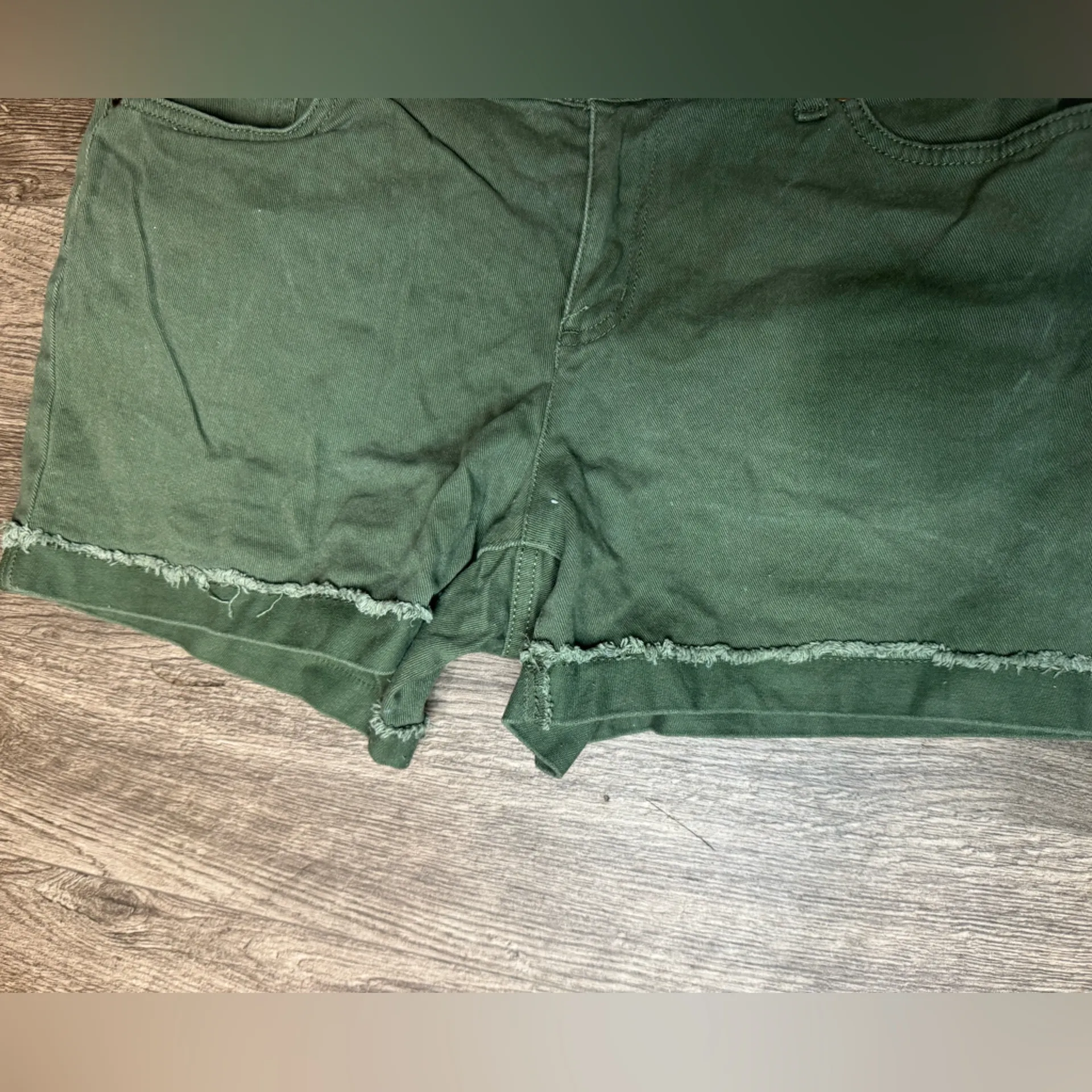 Time and Tru Green Women's Shorts Size 14 - Image 2