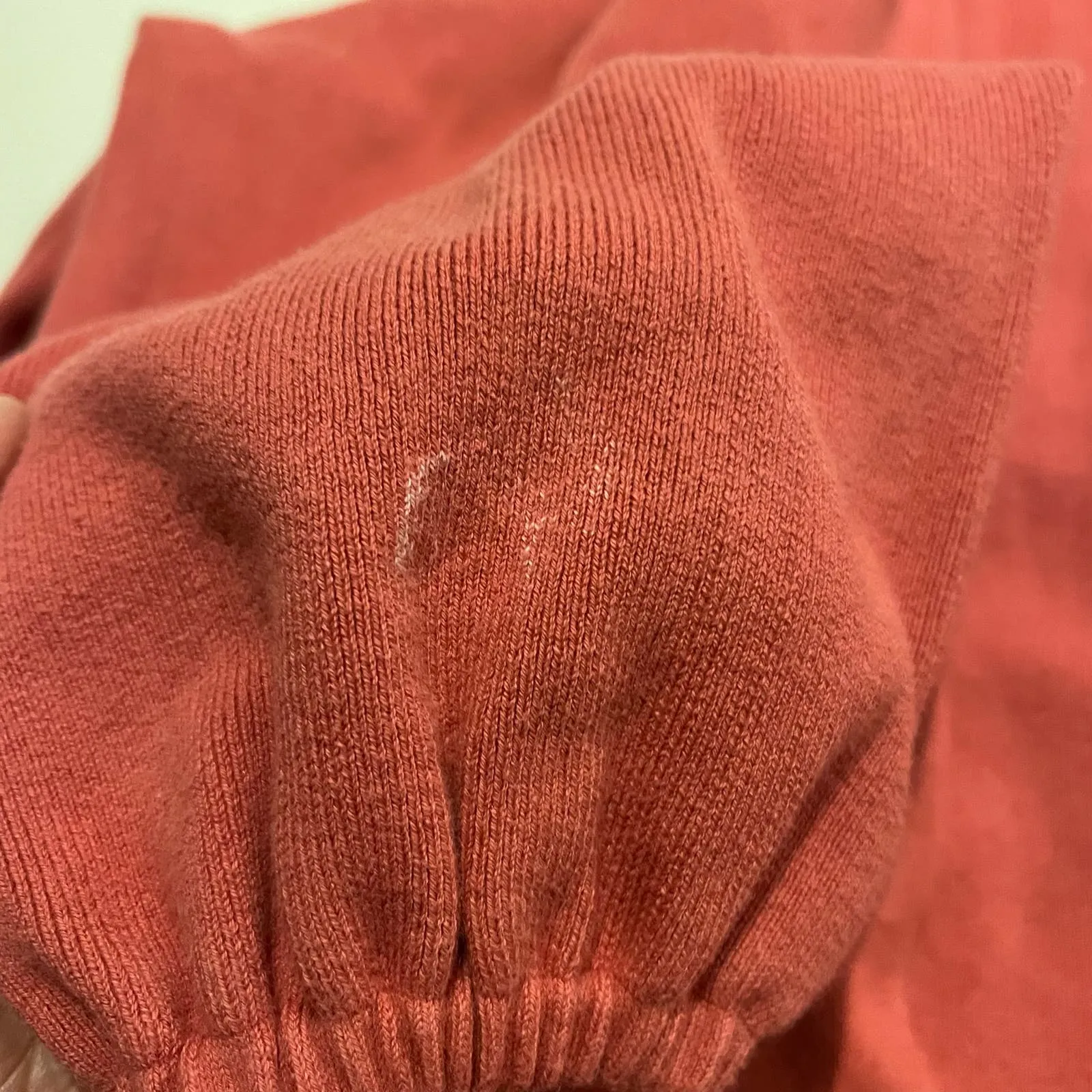 ZARA Women Small‎ Balloon Sleeve Knit Puff Sleeve Mini Dress Shirt Rose Pink - Image 12