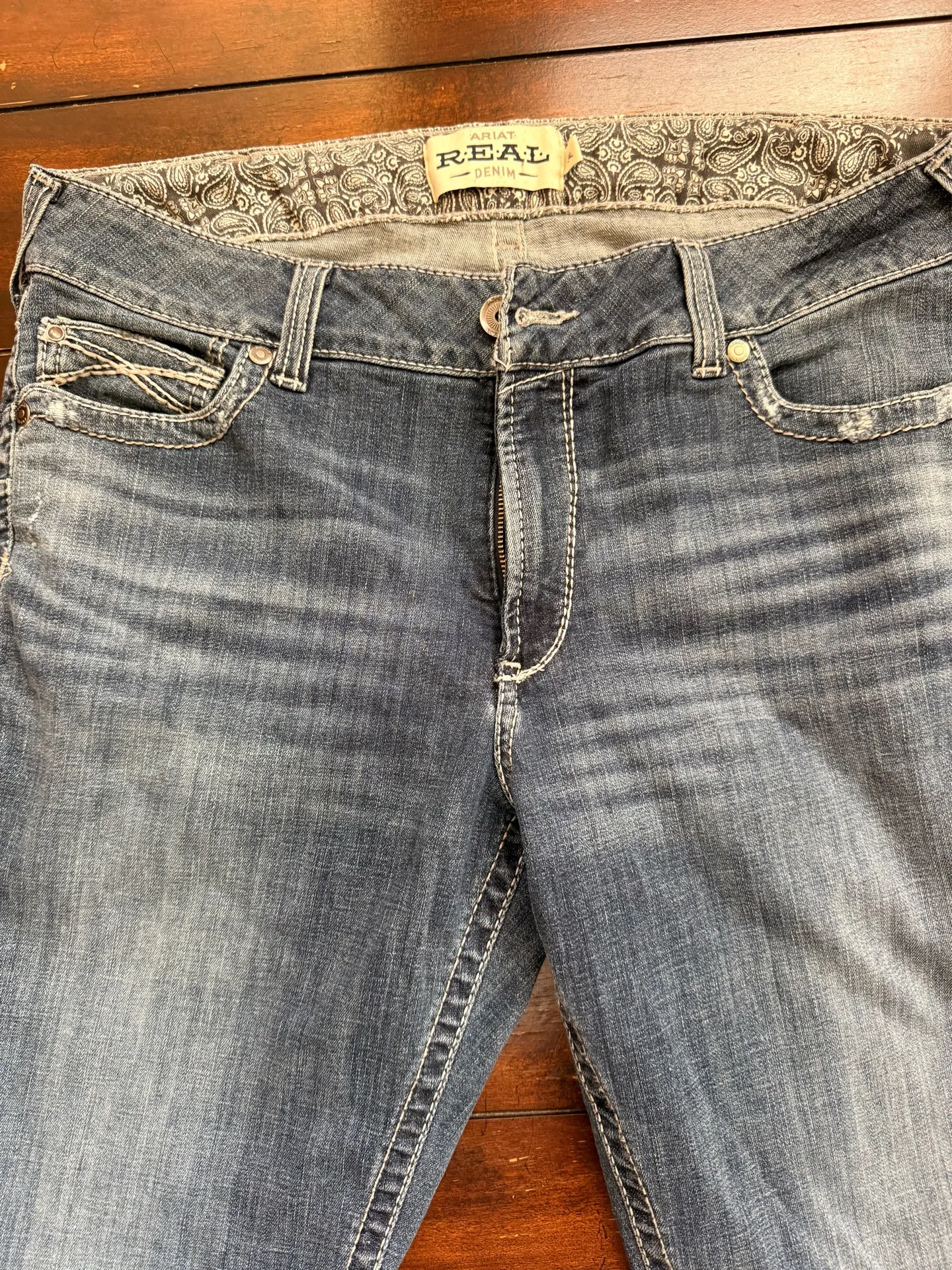 Ariat Jeans Mid-Rise Bootcut Real - Image 3